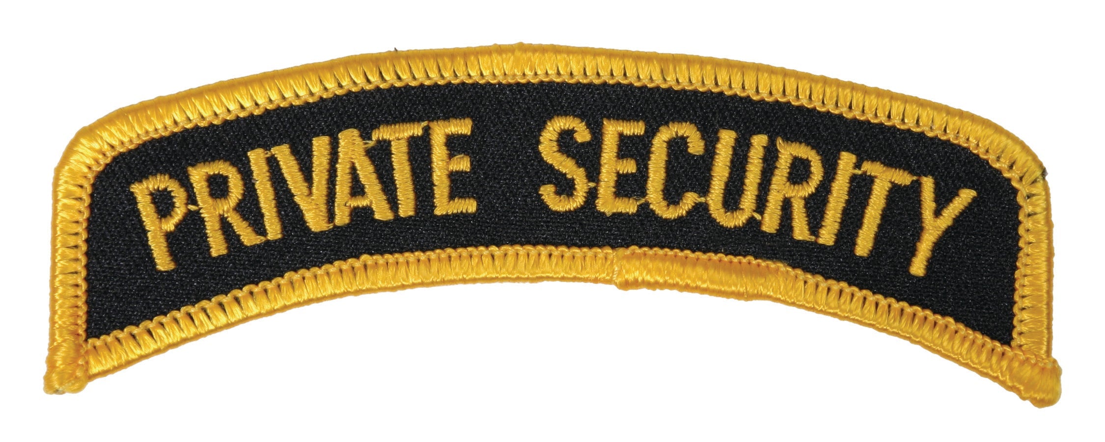 Private Security Emblem (Gold on Black)