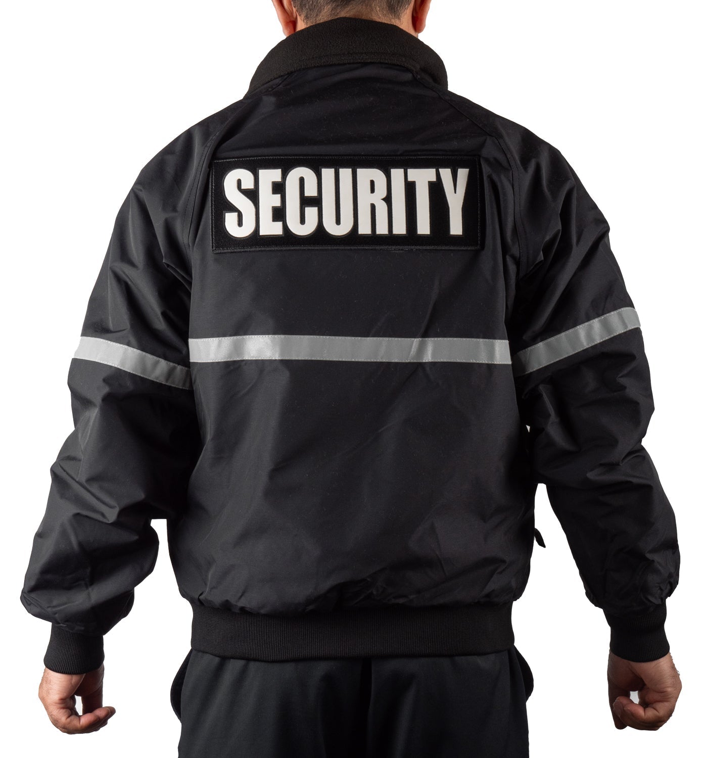 Men's Three Season Reflective Security ID Jacket with Reflective Taping