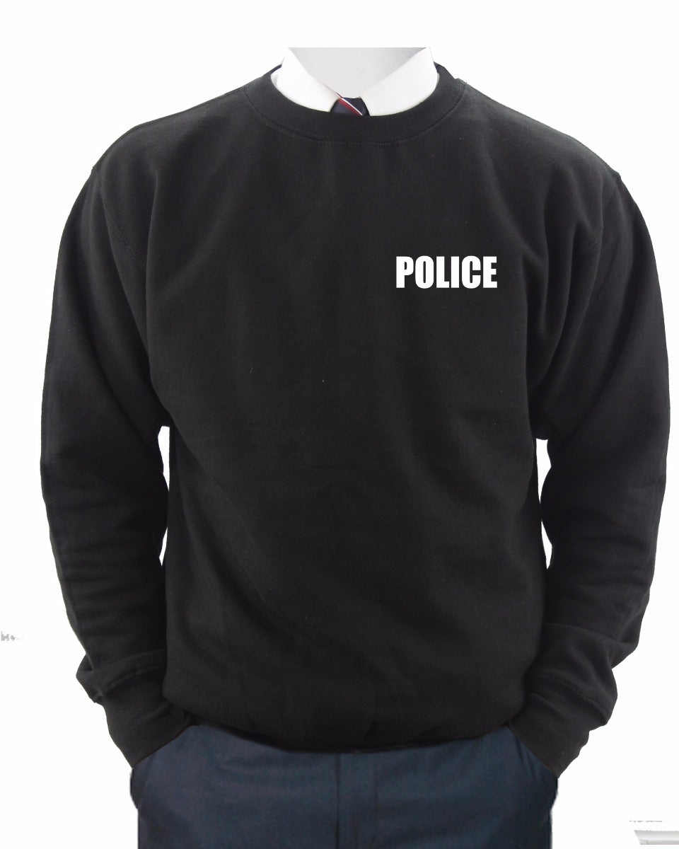 Fleece Sweatshirt with Police ID