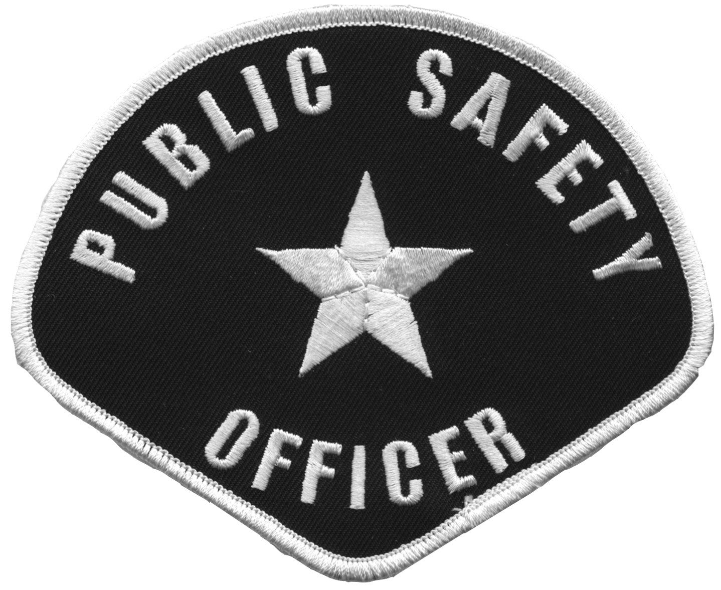 Public Safety Emblem (Silver on Black)