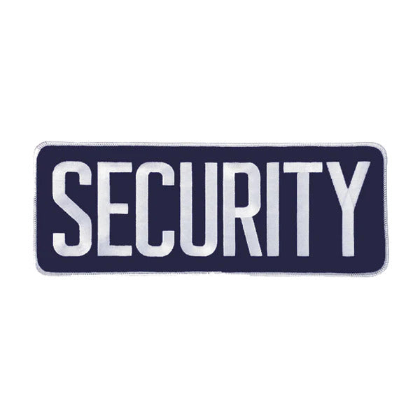Security Black Emblem (10 7/8" x 4")