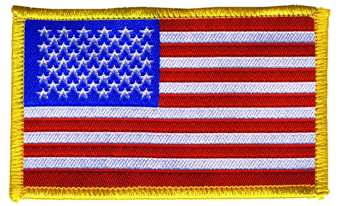 Woven US Flag Emblems