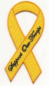 "Support Our Troops" Yellow Ribbon Emblem