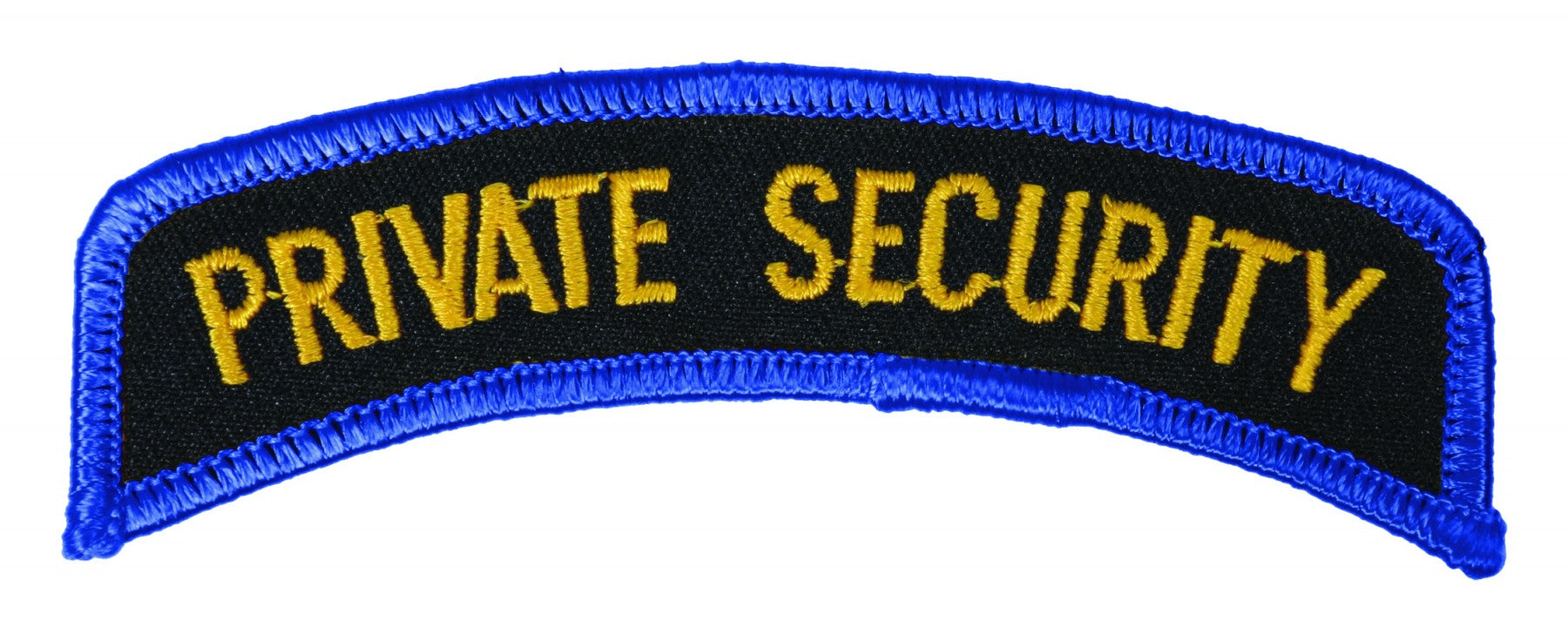 Private Security Emblem (Gold/Blue on Black)