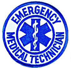 EMT Emblem (Blue on White)