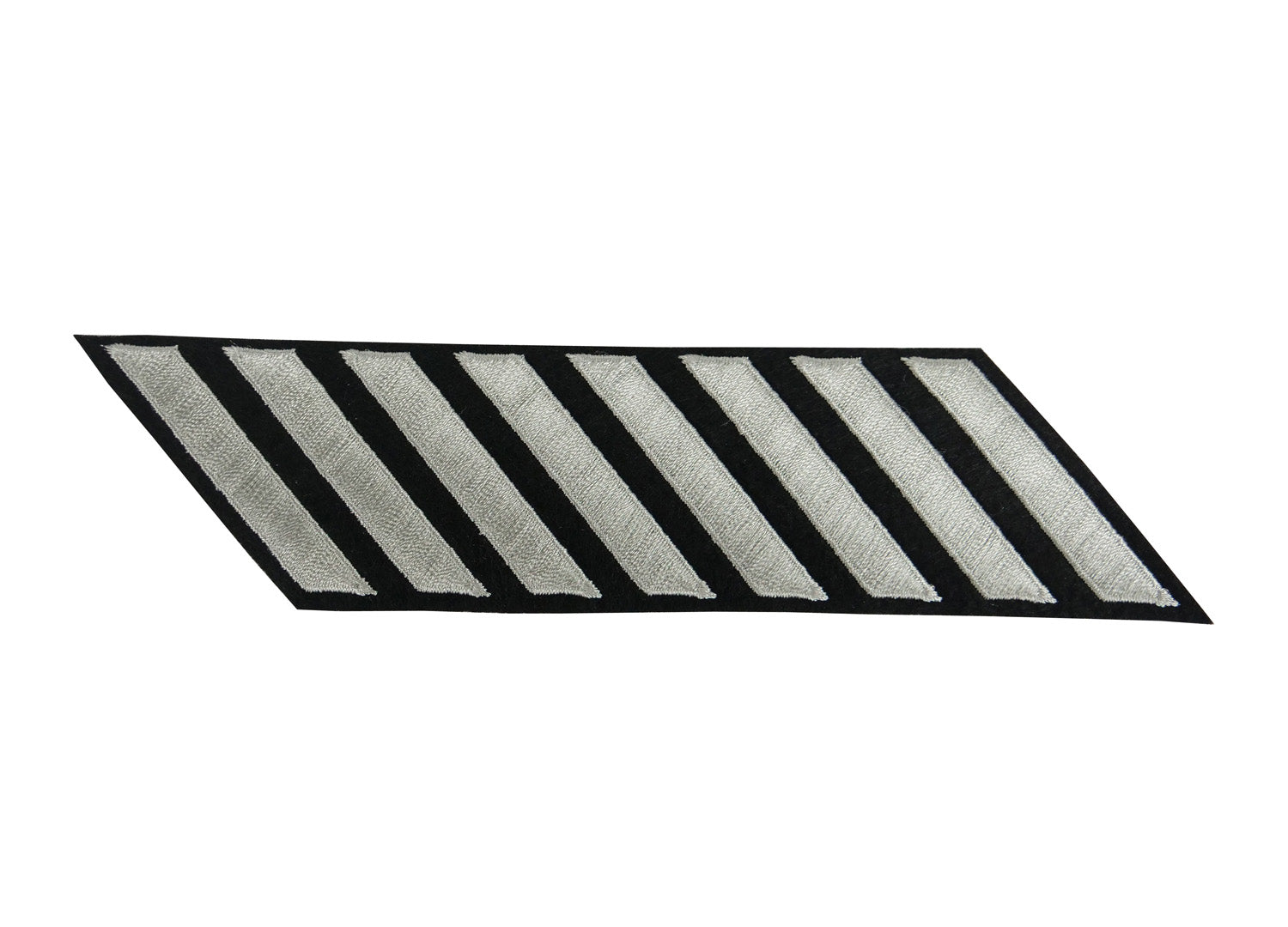 LAPD Service Stripe Hashmarks (Silver on Black)