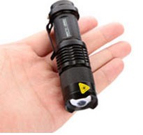Mini 600 Lumens CREE T6 LED Zoomable Rechargeable Flashlight