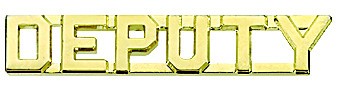 First Class Deputy Pin Pair