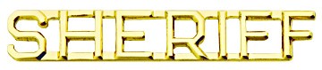 First Class Sheriff Pin Pair