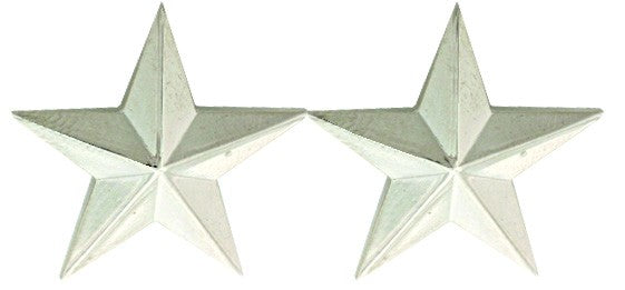 First Class Two Star Insignia Pair