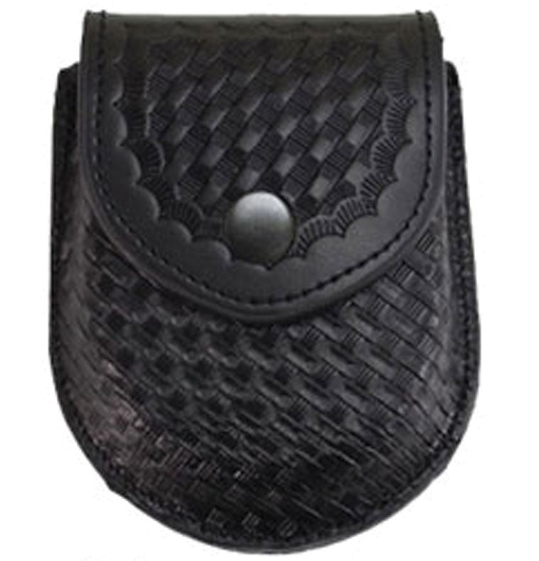 First Class Basketweave Synthetic Leather Handcuff Holder