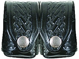 Leather Double Speed Loader Case Holder