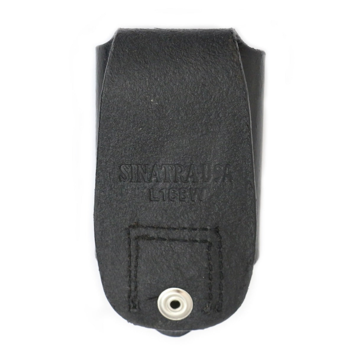 Sinatra USA Basket Weave Leather Silent Key Holder with Hook and Loop Closure