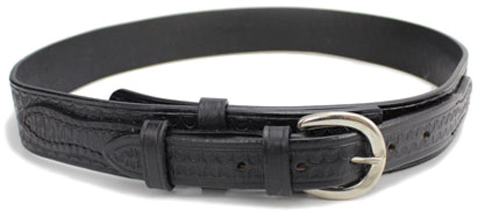 First Class 1.5" Basketweave Genuine Leather River Duty Belt