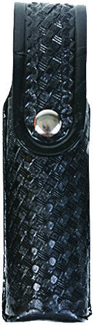 Ryno Gear Basket Weave Leather Large Pepper Spray Holder With Snap