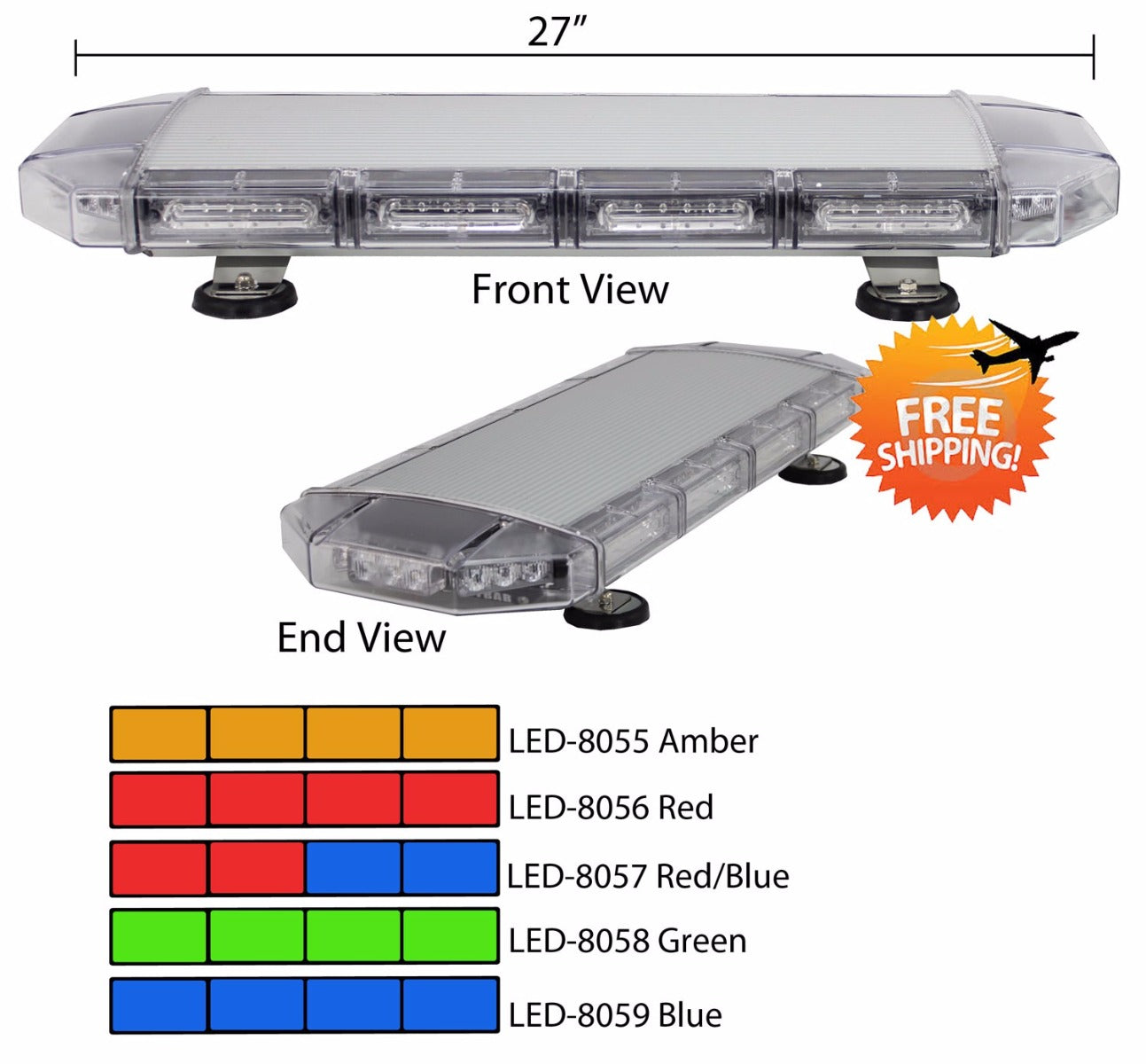 27″ 8000 Series LED Linear Lightbar