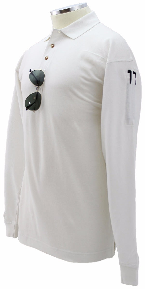 Plain Polycotton Tactical Long Sleeve Polo Shirt