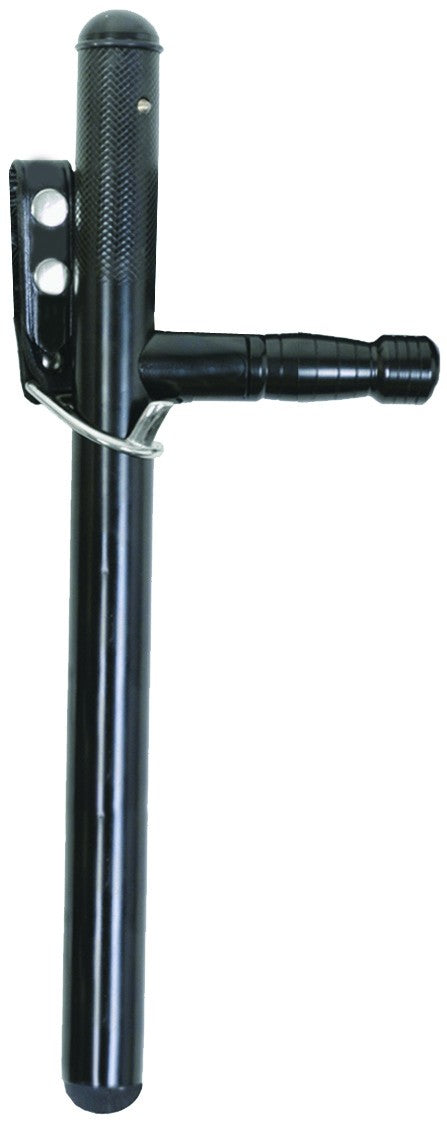First Class Genuine Leather Ring Baton Holder