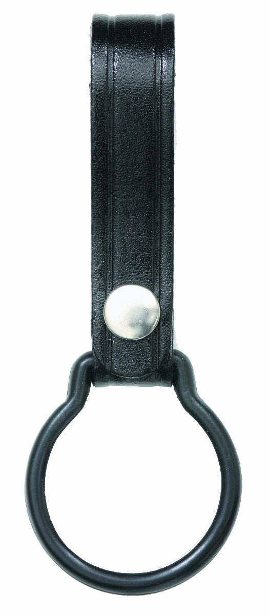Plain Leather Ring Flashlight Holder