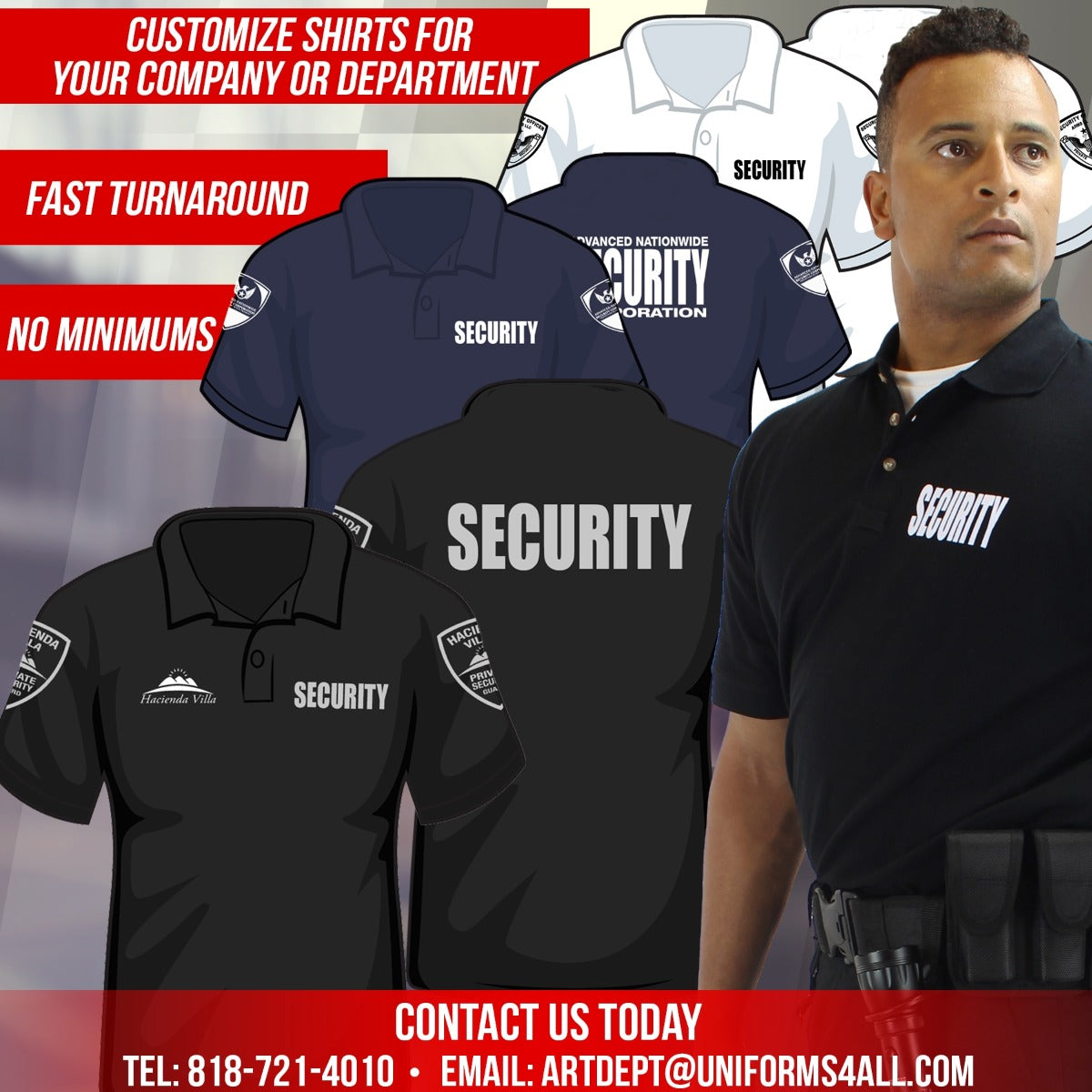 First Class Event Staff Polo Shirt