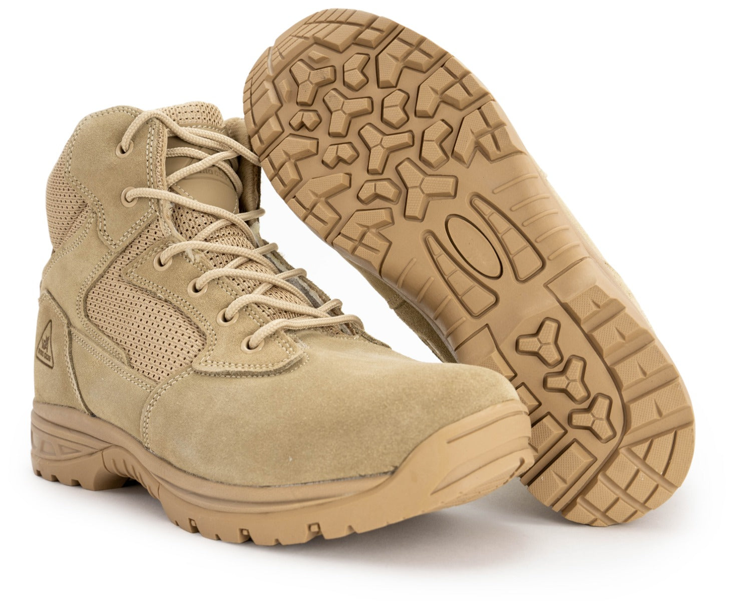 6" CoolMax Ryno Gear Tactical Combat Boots (Beige)