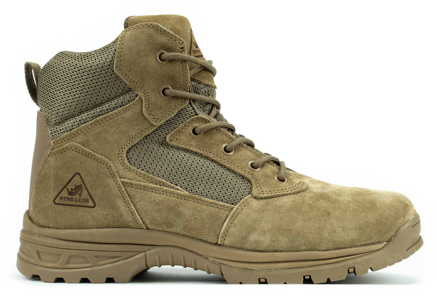 6" CoolMax Ryno Gear Tactical Combat Boots (Coyote)