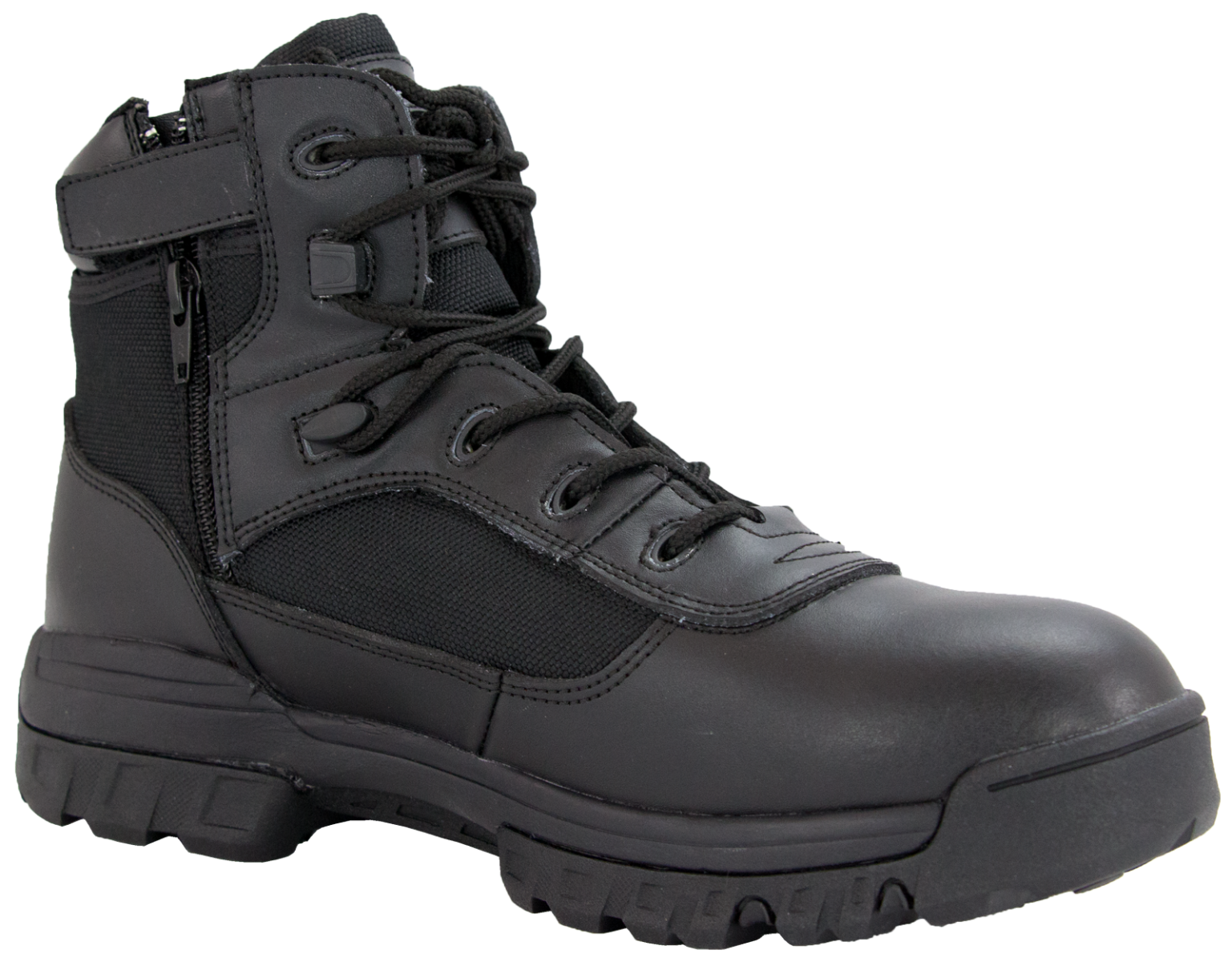 6" CoolMax Ryno Gear Tactical Combat Side Zip Boots (Black)
