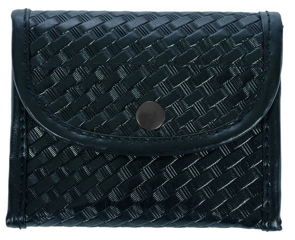 Basket Weave Synthetic Leather Glove Holder