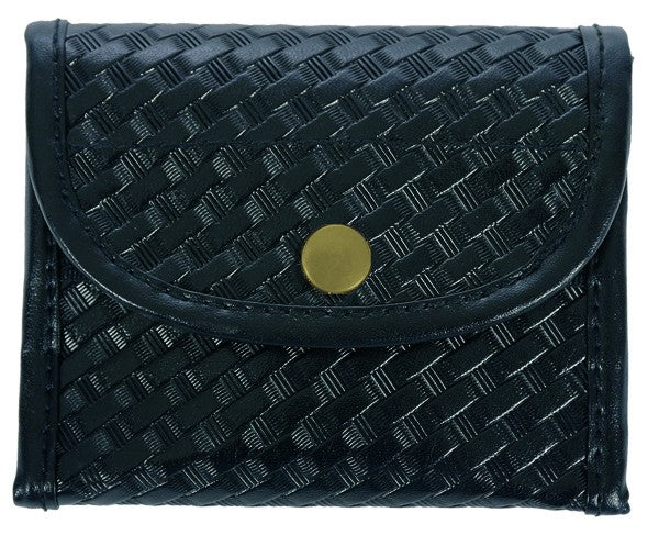 Basket Weave Synthetic Leather Glove Holder