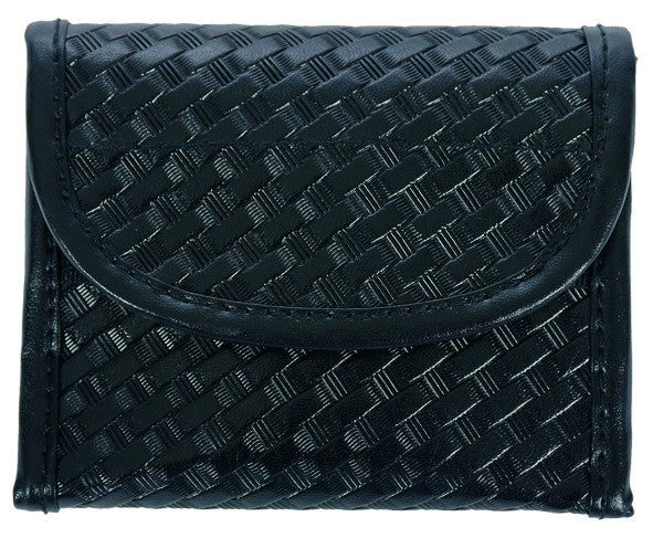 Basket Weave Synthetic Leather Glove Holder