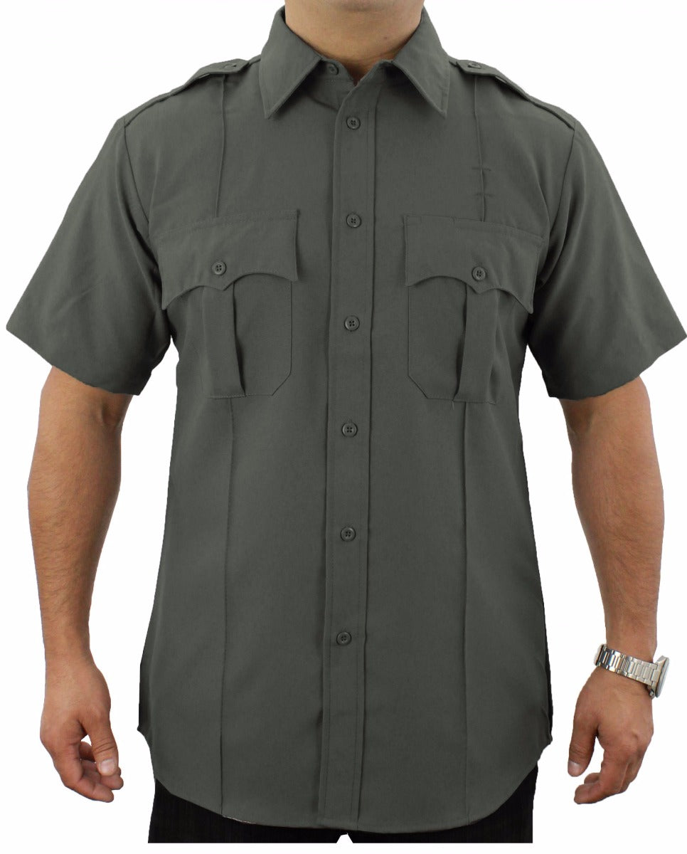 First Class 100% Polyester Short Sleeve Uniform Shirt