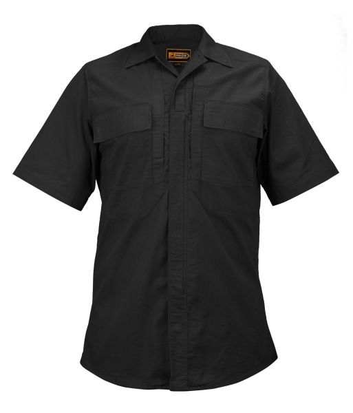 Tactical Poly Cotton Rip-Stop BDU Short Sleeve Zippered Shirt
