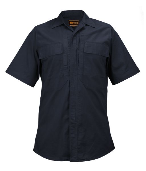 Tactical Poly Cotton Rip-Stop BDU Short Sleeve Zippered Shirt