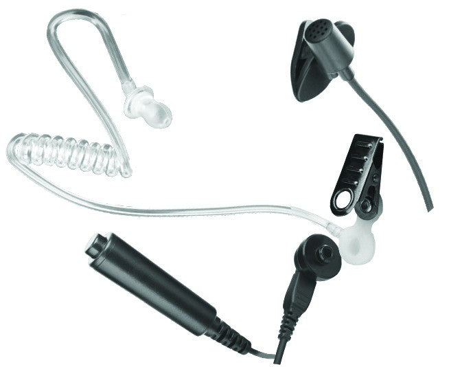 3-Wire Surveillance Earpiece (For 2 prong Motorola radios)