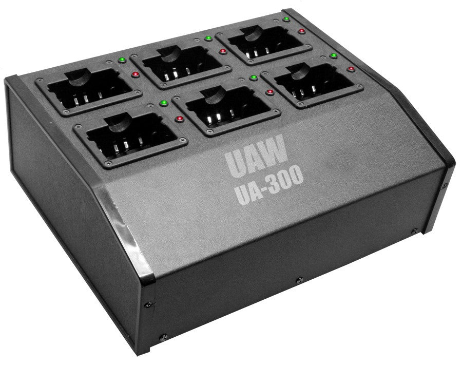 6 Radio Rapid Li-ion Battery Charging Station for UA300/UA301